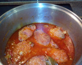 Foto del paso 1 de la receta: Atún en salsa con anillas de calamar