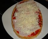 Foto del paso 3 de la receta: Bruschetta de pechuga de pollo y mozzarella