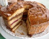 Foto del paso 1 de la receta: Queque relleno de ganache de chocolate y frambuesa