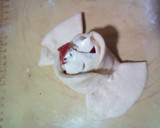 Foto del paso 5 de la receta: Pizza de jamón y queso con forma de rosa