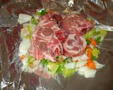 Foto del paso 2 de la receta: Agnus Dei en bouquet de vegetales