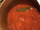 Salsa con carne para fideos