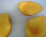 Foto del paso 1 de la receta: Carpaccio de mango escarchado