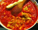 Foto del paso 6 de la receta: Berenjenas rellenas de verduras al horno
