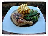 Pollo asado al Pedro Ximenez