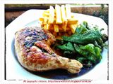 Pollo asado al Pedro Ximenez