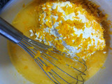 Bizcocho de yogur y naranja