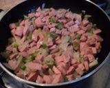 Foto del paso 3 de la receta: Tortilla vienesa con tallos de acelga y verduras al cilantro