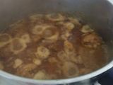 Albóndigas con salsa de trufa y couscous