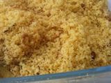 Albóndigas con salsa de trufa y couscous