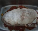 Foto del paso 4 de la receta: Castañeta rellena de gambas y huevo
