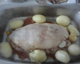 Foto del paso 5 de la receta: Castañeta rellena de gambas y huevo