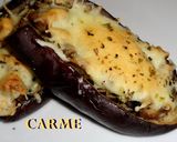 Foto del paso 8 de la receta: Berenjenas gratinadas rellenas a las hierbas provenzales