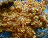 Foto del paso 4 de la receta: Pizza con picadillo, salsa barbacoa y huevo frito
