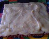 Foto del paso 4 de la receta: Tarta de galletas con flan y chocolate