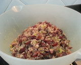 Foto del paso 7 de la receta: Relleno para pavo navideño (fácil, con frutos secos y arándanos)
