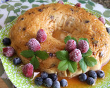 Foto del paso 5 de la receta: Pudding de almendra y frutos rojos