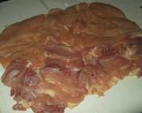Foto del paso 1 de la receta: Pollo arrollado navideño