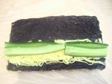 Sushi uramaki arcoiris