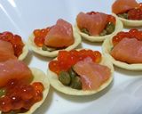 Foto del paso 1 de la receta: Canapés navideños fríos y fáciles