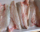 Foto del paso 1 de la receta: Filetes de dorada al horno con nata y azafrán
