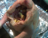Foto del paso 3 de la receta: Pollo relleno Navidad