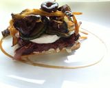 Foto del paso 10 de la receta: Pincho de angulas del monte sobre la cebolla pochada y mostaza
