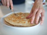 Quesadillas con sobras de pavo