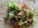 Ensalada con sobras de pavo