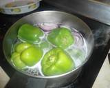 Foto del paso 1 de la receta Sopa de coditos en salsa de pimientos morrones y cilantro
