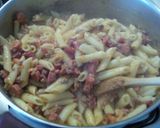 Foto del paso 3 de la receta: Macarrones con carne picada, salchichas, bacon y chorizo