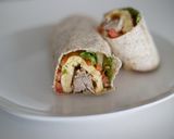 A picture of step 4 of Turkey Leftover Wrap.