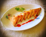 Foto del paso 4 de la receta: Triángulos de jamón york y queso