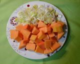 Foto del paso 1 de la receta: Crema de calabaza y queso de cabra