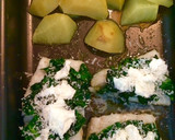 Foto del paso 4 de la receta: Bacalao a la espalda gratinado con espinacas