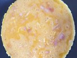 Omelette con jamón 