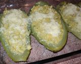 Foto del paso 7 de la receta: Zapallitos italianos rellenos de pollo y mazamorra