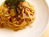 Espaguetis con sabor japonés