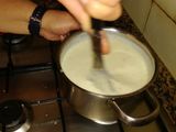 Flan de turrón para fin de año