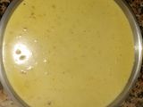 Flan de turrón para fin de año