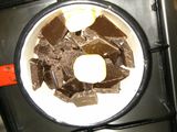 Chocolate con galletas estilo turrón