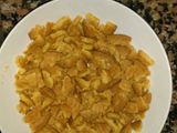 Chocolate con galletas estilo turrón