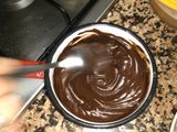 Chocolate con galletas estilo turrón