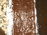 Chocolate con galletas estilo turrón