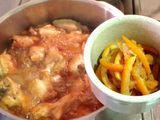 Alitas de pollo "teriyaki" en olla de presión