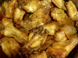 Alitas de pollo "teriyaki" en olla de presión