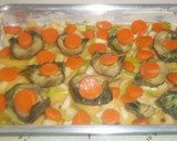 Foto del paso 8 de la receta: Quiche de ajos tiernos, alcachofas y carlota