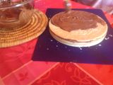 Tarta de obleas y nutella con coco