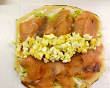 Foto del paso 5 de la receta: Brazo de salmón ahumado y huevo