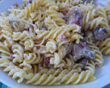 Foto del paso 6 de la receta: Espirales con champiñones y bacon